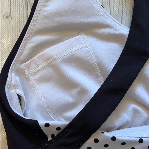 Lululemon Black & White Polka Dot Racerback Tank - Picture 8 of 8